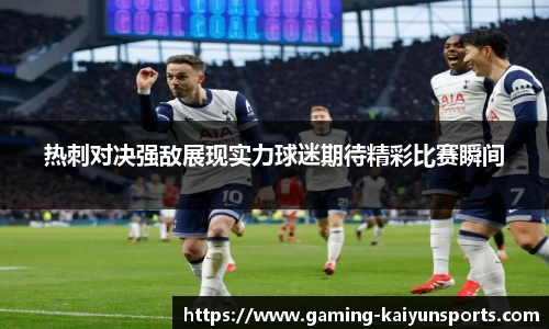热刺对决强敌展现实力球迷期待精彩比赛瞬间